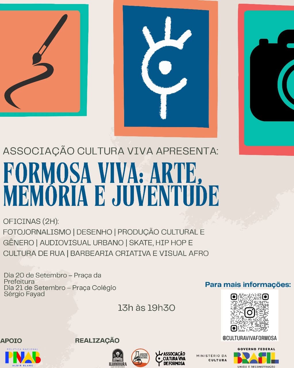 Formosa Viva: Arte, Memória e Juventude!